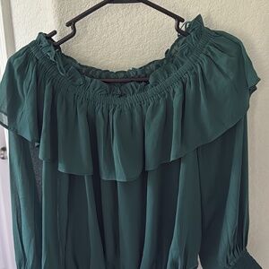 Express Green Women’s Blouse XS